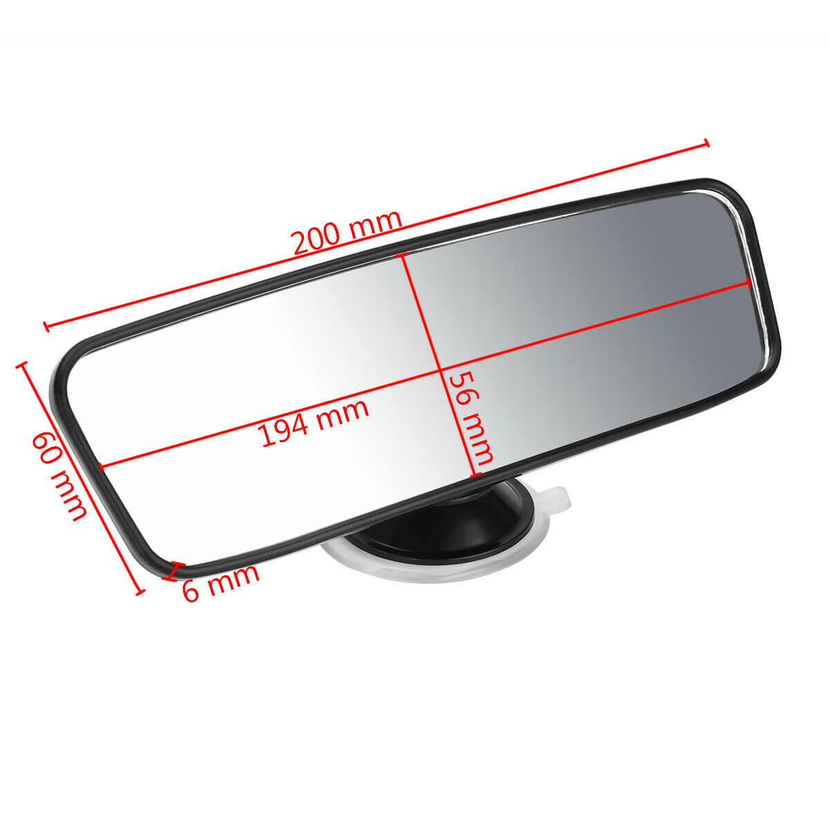 Rückspiegel Auto, Baby Innenspiegel Spiegel mit-Saugnapf - 20x6cm